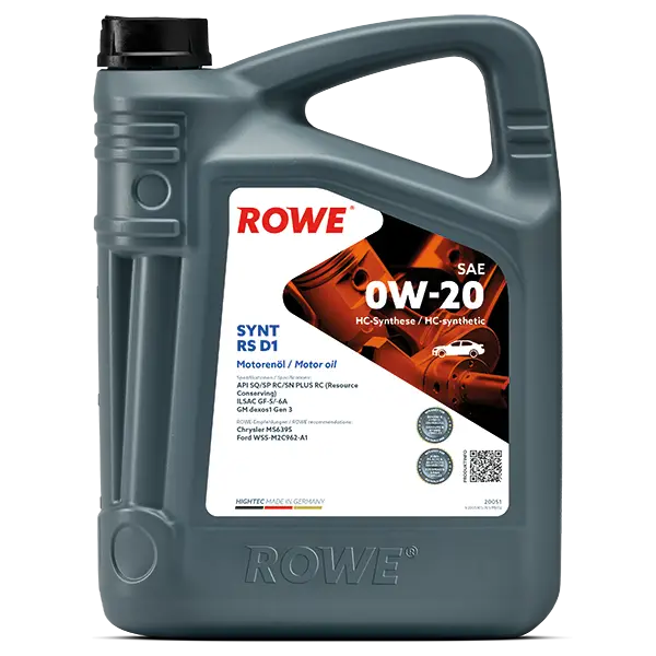 ROWE HIGHTEC SYNT RS D1 SAE 0W-20